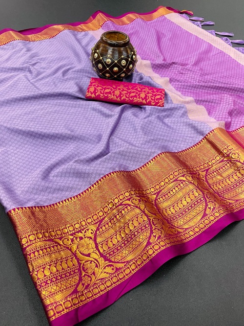 Aab Zoom Mercerised Cotton Silk Saree Collection